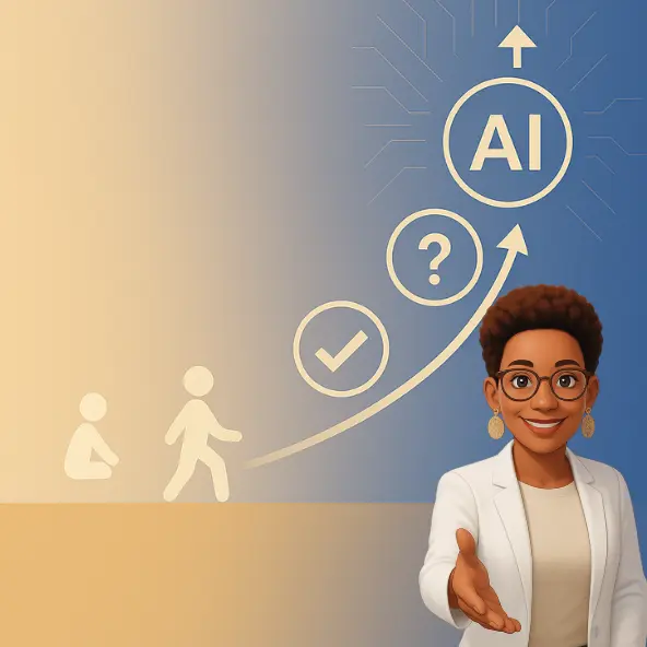 Évolution professionnelle vers l’intelligence artificielle avec accompagnement humain structuré