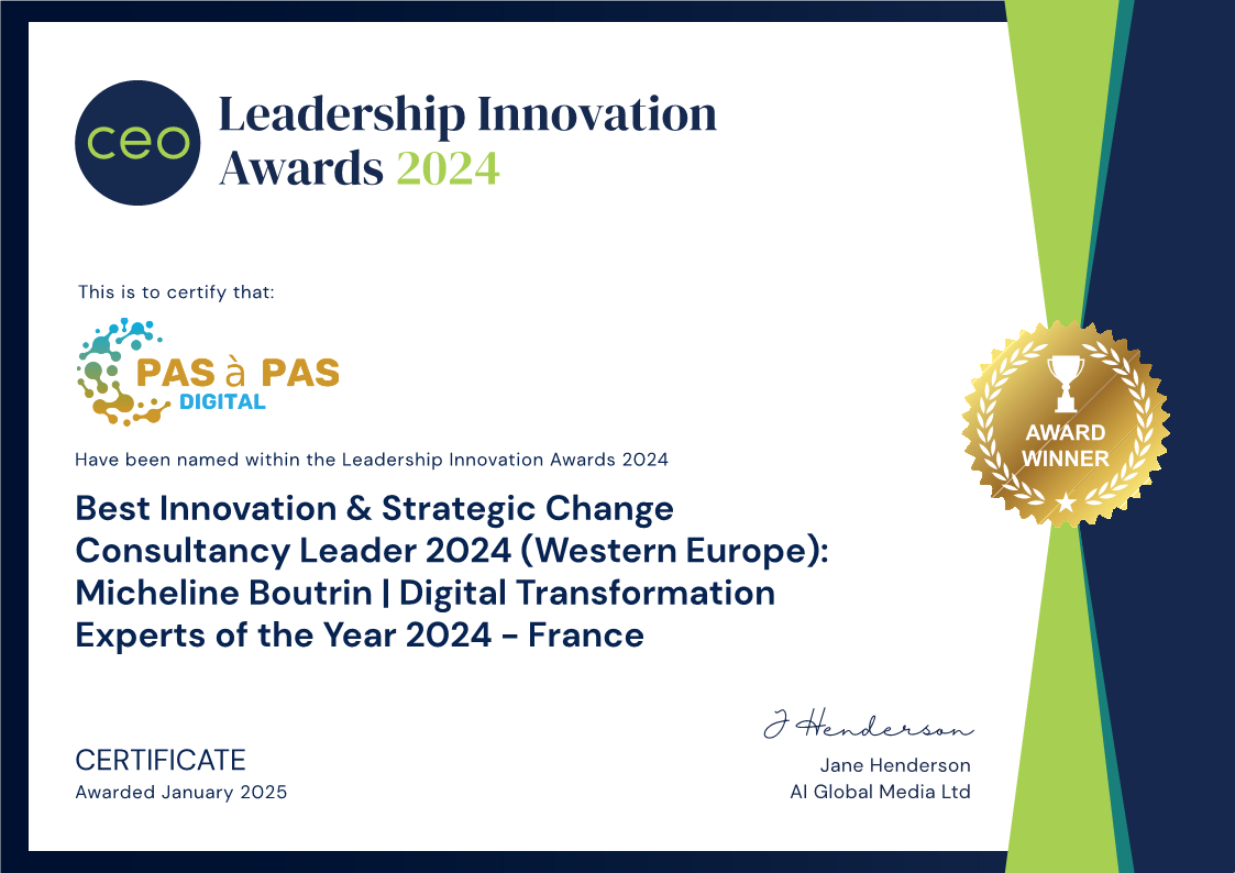 PAS A PAS DIGITAL BEST INNOVATION AWARD