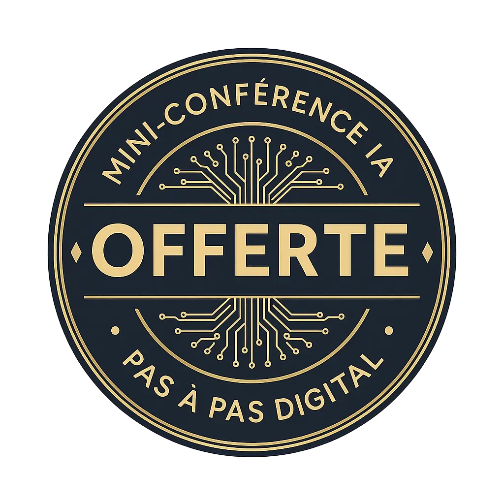 BADGE MINI-CONFERENCE IA OFFERTE BY PAS A PAS DIGITAL BADGE MINI-CONFERENCE IA OFFERTE BY PAS A PAS DIGITAL